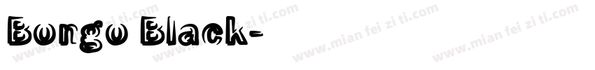 Bongo Black字体转换